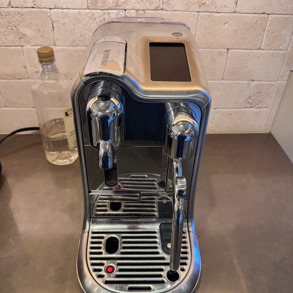Silver Espresso Machine